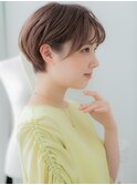 フレンチカジュアル小顔束感マッシュショートh3越谷20代30代40代