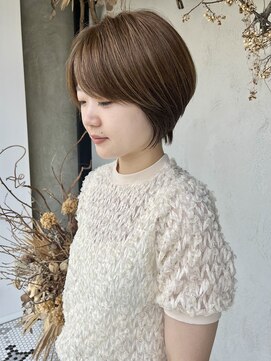 ディレクト(Direct) 《Direct》丸みくびれショート×オリーブベージュ