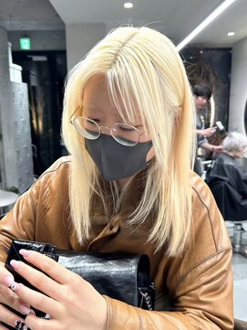 ソル ジングウマエ(SOL JINGUMAE) ミルクティーベージュダブルカラーインナーカラーケアブリーチ