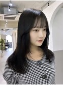 ＊垢抜けカット＊ミディアムレイヤー【Zina渋谷宮益坂店】