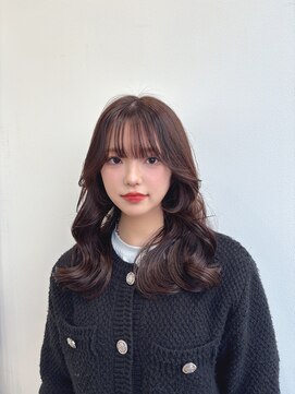 ラフィット 香椎(lafit) チョコレートブラウン透明感カラー韓国風艶カラー巻き髪