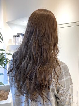 ジーナ 船橋(Zina) 髪質改善＊ロングレイヤーグレーベージュ＊美髪【Zina船橋】