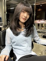 ゲームバイアランスミシー 心斎橋(GAME by Alan Smithee)&nbsp;ブルーブラック×レイヤーカット