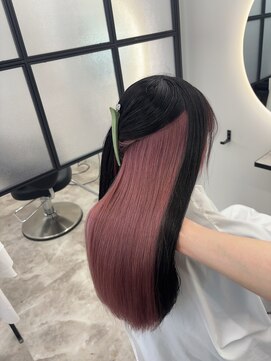 シーバイスリー 綱島(C×3) インナーカラー × ライトピンク