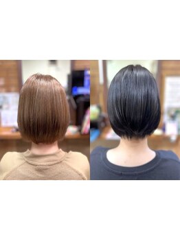 《明るい白髪染めならココ!!》☆自然な色味で暗くならないカラー技術が口コミで大好評♪佐伯/向島/白髪染め