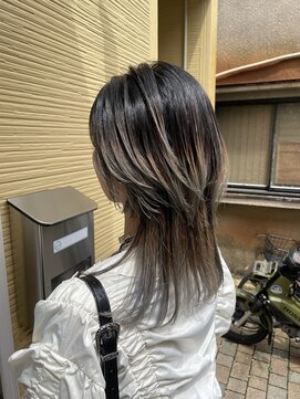 クリップス ヘアーサロン(Clips Hair salon) デザインカラーウルフカット