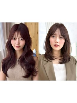 【ワンカールで簡単に決まる】秋冬にこそ可愛い毛先重めのレイヤーカットなら《AFLOAT》にお任せ！