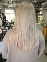 アポロ 横浜駅店(apollo)&nbsp;xカラー/ホワイトグレージュ/レイヤーカット/チェリーブラウン