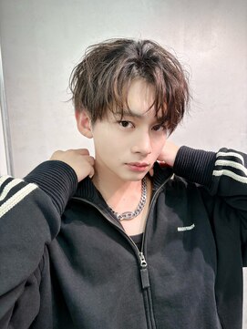 ネクストハラジュク(NEXT HARAJUKU) 【曲がる縮毛矯正】フェザーパーマ サーフカール ブルーブラック