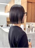 切りっぱなしボブ/外ハネボブ/髪質改善ストレート/柏美容室