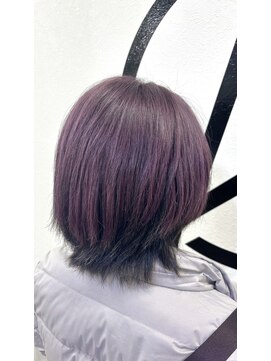 アルケム 学芸大学(AlChem) 【Hana指名】ミルクティー系に色落ちする紫[ハイトーン]