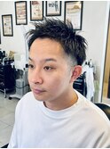 【20代 男性】ロンドンスパイキーツーブロ（大宮/バーバー）