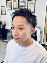 グレイスフルバーバーロンドン 大宮店(Graceful Barber London)&nbsp;【20代 男性】ロンドンスパイキーツーブロ（大宮/バーバー）