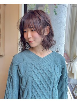フェイバー 赤坂店(FAVOR) ボブパーマ×パーソナルカラー