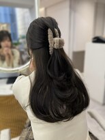 エトワ 新宿(ETOWA)&nbsp;韓国風×レイヤーカット×ヨシンモリ×オリーブベージュ