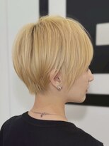 ブレス ヘアデザイン(BLESS hair design)&nbsp;静岡駅ハンサムショートボブショートカット顔周りレイヤーカット