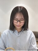 縮毛矯正で作るナチュラル外ハネボブ/レイヤーボブ