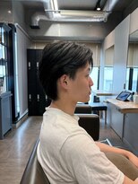 スタイルメンズ 藤沢(STYLE MEN)&nbsp;STYLE MENメンズカットリバースセンターパートニュアンスパーマ