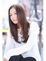 うねり、広がりに負けないサラサラストレート【FORTE 銀座】