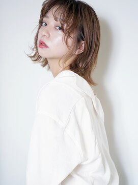 ネオリーブカフ 鶴ヶ峰店(Neolive caff) 外ハネミディアム×レイヤーボブ