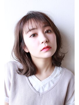 ディコ(Dico) Hona hair ☆ ミディアムボブ×スモーキーベージュ