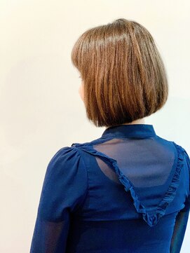 ピュアソウル(Pure Soul) ニューヨークドライカットで支持力高いこなれヘアボブ[渋谷]