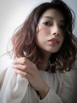カバーヘア ブリス 北浦和(COVER HAIR bliss)&nbsp;プラチナベージュアシンメトリーロブヘアx北浦和20代30代40代