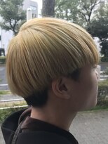 クリアーオブヘアー 一社店(clear OF HAIR) ブロンド重めマッシュ