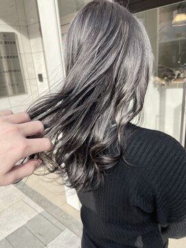 フェリア 松山(Feria) 【Feria松山】コントラストハイライト×グレージュ☆本宮