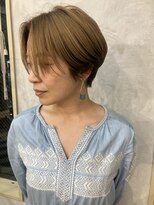 マハナ(Mahana by hair)&nbsp;20代30代40代ハンサムショート前下がりショートボブ大人ショート