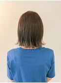 【夏スタイル★Check★】オリーブグレージュ×柔らか外ハネ