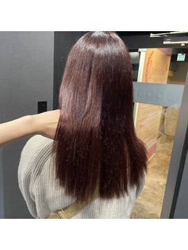 ボアップ 京橋店(boappu) #レッド #カシスカラー #プルエクステ