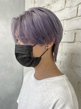 ハチ(HACHI) メンズハイトーンパープルシルバー