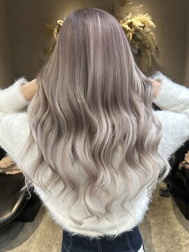 ロンド レア 天神大名店(Lond Le’a) ダブルカラーベージュカラーケアブリーチカラーバレイヤージュ