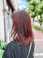 ヘアー アトリエ イチ(hair atelier iti) ブリーチ無しのオレンジカラー