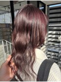 【艶髪】プレミアムイルミナカラー秋ピンクラベンダー