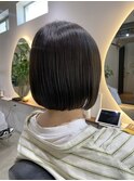 ぱつっとボブ