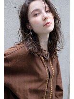 ラレイ ハラジュク(Lalei harajuku)&nbsp;ニュアンスパーマ/コテ巻き風パーマ/レイヤーカット/パーマ/原宿