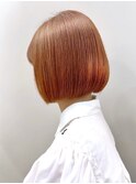 透明感抜群♪ダブルカラーブリーチオレンジブラウン