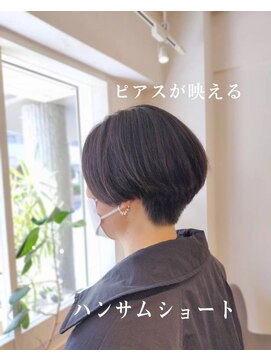 ハチマルハチ エアー 向ヶ丘遊園店(808 air) ハンサムショート@30代40代50代60代