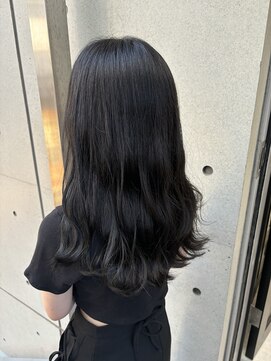 ディジョン(Dijon) 韓国顔まわりレイヤーカットグレージュオリーブベージュブラウン