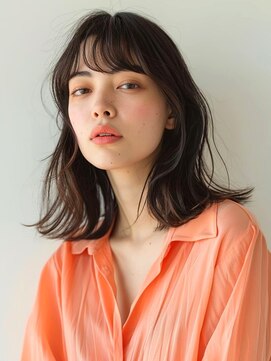 ガーディナ(Gardina) 外ハネミディアム　顔周りカット　小顔カット　顔周りレイヤー