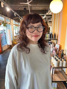 ファンファンバイルー 岐阜(fan fun by Rooo) レイヤーパーマウルフパーマ岐阜パーマ