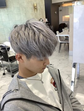 ハーツヘアーズ 五日市店(HEARTS hair's) 2ブロック シルバーカラー