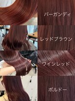 シーン(seen)&nbsp;ブリーチなしカラー チェリーレッド ローズレッド 人気カラー