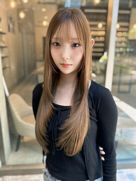 クム(kumu) 【kumu】ワンカールレイヤー/くびれ巻き/顔周り前髪/名古屋