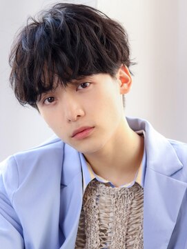 オーシャントーキョー サニー 原宿(OCEAN TOKYO Sunny) シースルーマッシュ韓国ヘアフェザーパーマセンターパート