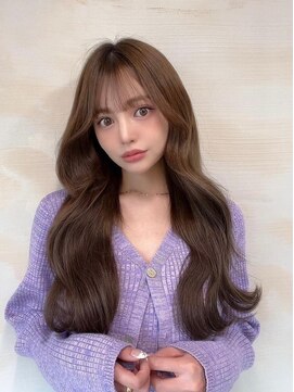 アンククロス 青山店(ANKH CROSS) 顔周り韓国風前髪×ショコラアッシュ【Mahon 本間寛人】