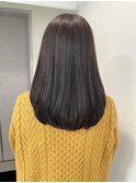 ツヤ髪レイヤー×ラベンダーピンクブラウン