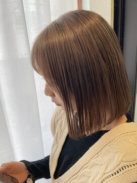 アフェクト 金沢文庫(affect) イメチェン/ホワイトブロンド/外ハネボブ/ワイドバング/金沢文庫